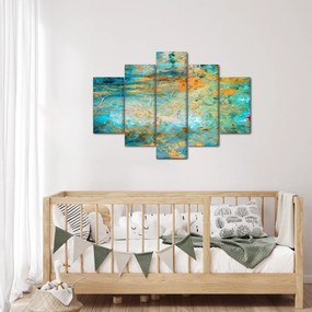 Tablou - Abstract albastru (150x105 cm)