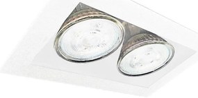 Brosline 3035 - Corp încastrat CAGE 2xGU10/10W/230V, alb