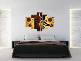 Tablou cu pictură artistică străveche (150x105 cm)