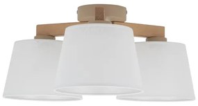 Brilagi - Lustra aplicată LATTE SABIA 3xE27/15W/230V pin/alb