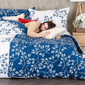 Lenjerie de pat din bumbac 4Home Harmony albastru,140 x 200 cm, 70 x 90 cm, 140 x 200 cm, 70 x 90 cm