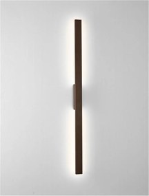 Aplica LED exterior design liniar 121cm IP65 DOUL corten