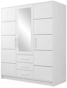 Dulap de haine Lenona D3 (Stejar wellington) (cu oglindă). 1105771