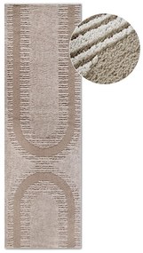 Covor tip traversă bej 80x240 cm Bartoux Beige – Elle Decoration