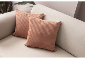 Fețe de pernă 2 buc. din catifea reiată 43x43 cm – Mioli Decor