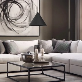 Lustră suspendată pe cablu CAPITAL 1xGX53/15W/230V Ø 32 cm neagră