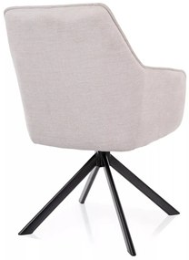 Scaun Notti bej deschis/negru Brego22