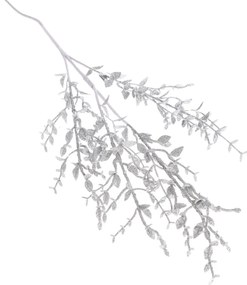 Ramură artificială de iarnă Twiggle argintie, 20 x75 cm