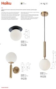 Plafonieră Redo 01-3129 HAIKU 1xE14/28W/230V negru