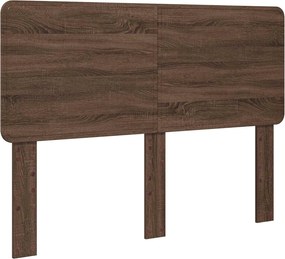 vidaXL Tăblie cap Stejar închis 150 cm Lemn compozit