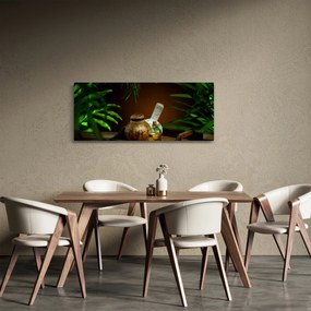Tablou cu obiectele spa (120x50 cm)