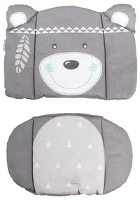 Pernă de scaun pentru copii gri Indibär – Roba