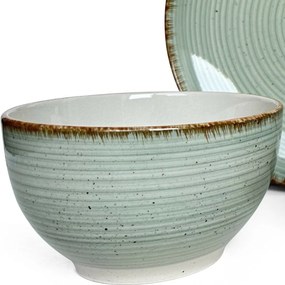 Banquet Set de tacâmuri Spiral Green, 30 bucăți