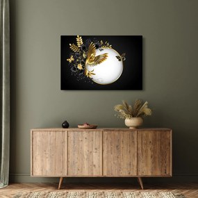 Tablou - Bile cu motive aurii (90x60 cm)