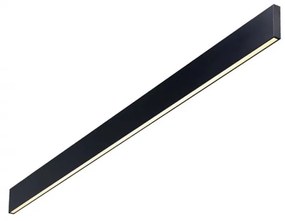 Aplica perete LED liniara 120cm ambientala LINUS AP 3000K BK