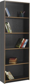 Biblioteca Adore Modern, 5 rafturi, 64x182x26 cm