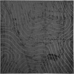 vidaXL Covoare de zonă Pătrat PALMERAS Antracit 120 x 120 cm Poliester