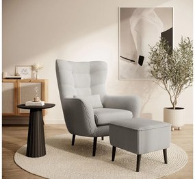 Taburete Veneza V2  (gri deschis + negru). 1099376