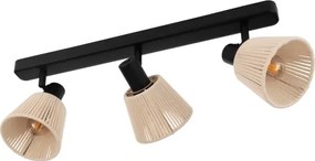 Eglo 44141 - Spot SEAGARD 3xE14/40W/230V bej/negru
