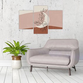 Tablou - Boho frunze N⁰2 (90x60 cm)