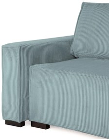 Canapea extensibila cu colt bilateral Culoare Albastru Deschis, SMART