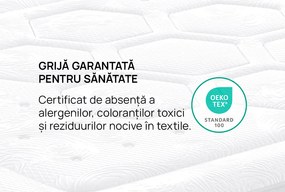 Saltea iSleep, Nest Hybrid, 120x200x25, Medie