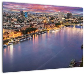 Tablou cu orașul Bratislava cu râu (70x50 cm)