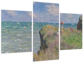 Tablou - Claude Monet, Cliff Walk at Pourville, reproducere (90x60 cm)