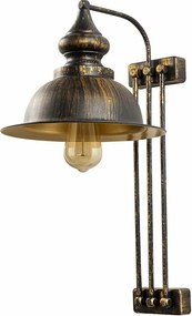 Lampa perete 3743, bronz, metal, 32x28x53 cm