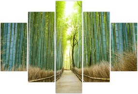 Tablou - Pădure de bambus (150x105 cm)