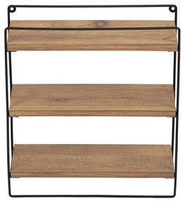 Măsuță laterală Lasobe (stejar + negru) . 1095977