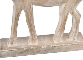 Decorațiune din lemn de mango 4Home Nordic Reindeer, 33 cm