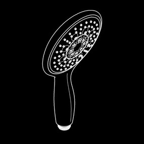 GROHE VITALIO RAIN 26107000 - duș de mână, diametru 130 mm, crom lucios