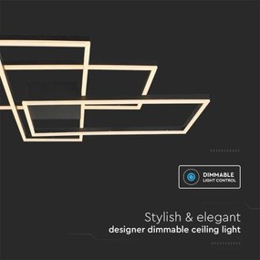 Plafonieră LED LED/47W/230V 3000K negru