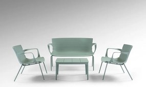 Set mobilier de exterior din 4 piese Jara verde