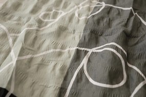 Lenjerie de pat din crep KASPARO BLEND gri hotelova capsă Dimensiune lenjerie de pat: 70 x 90 cm | 140 x 200 cm