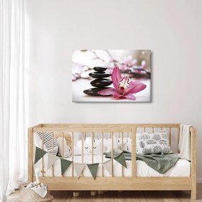 Tablou cupietre pentru masaj și orhidee (90x60 cm)