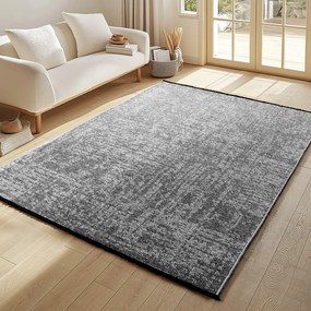 Covor gri închis lavabil 80x150 cm Space 1900 – Ayyildiz Carpets