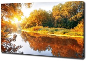 Print pe canvas Râu în toamna