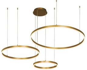 Lustra design modern circular cu 3 inele LED dimabil ROTUNDA
