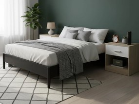 Noptiere NOVERA set 2 buc 39x28 cm, bej/alb.