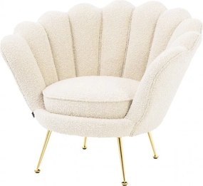 Fotoliu design elegant LUX Trapezium crem 113990 HZ