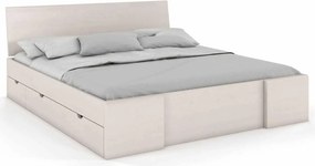 Pat lemn masiv TerraCraft Model 3 cu Sertar Pin Personalizabil - 200x200, Nuc