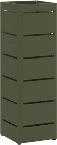 vidaXL Suport pentru umbrele Oliv 15,5 x 15,5 x 49 cm Metal