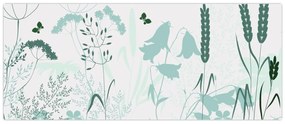 Tablou - Vector pajiște (120x50 cm)