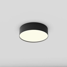 Plafoniera LED design tehnic Zoom D-22cm 3000K negru