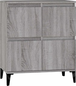 vidaXL Servantă, sonoma gri, 60x35x70 cm, lemn prelucrat