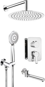 🚿 Sistem de duș ARNIKA, montaj îngropat, finisaj cromat – Cod BXYY0QAM