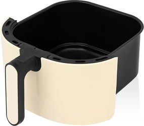 Friteuza Zilan ZLN9984 tip air fryer, 1500W, capacitate 5L, temperatura maxima 200 grade, Crem
