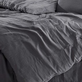 Lenjerie de pat din muselină 4Home Steel, 160 x 200 cm, 70 x 80 cm